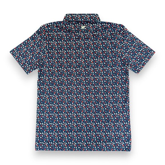 Merrill Apparel Men's Christmas Tree Pattern Polo - Picture 3 of 4
